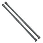 Adjustable Security Bar for Sliding Glass Door - Heavy Duty Patio Door Lock Bar for Home Security and Child Safety(16.5-51 inch)(1 Pcs, Black)