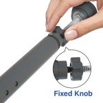 Adjustable Security Bar for Sliding Glass Door - Heavy Duty Patio Door Lock Bar for Home Security and Child Safety(16.5-51 inch)(1 Pcs, Black)
