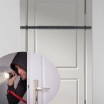 Door Barricade,Door Lock Latch,Black-30-40" Adjustable,Door Barricade Security bar,Security bar for Front Door,Doorricade Security Door bar,Door Security bar from Inside,Door Security bar