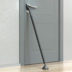 Aglaiprty Upgraded Door Security Bar & Sliding Patio Bar, Strong Safety Door Stoppers, Adjustable Jammer for Home, Apartment, Travel (Black)