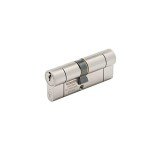 Police Approved Euro Door Cylinder Lock, Satin Nickel