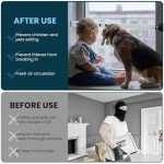 Gadgetzan 2 Pack Window Security Bars Adjustable,Sliding Window Lock Bar for Child Safety/Anti-Theft,11"-18" Portable Small Window safety lock with Rubber Base for Vertical and Horizontal Window-White
