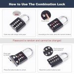 CHOWZZ 2 Pack Door Knob Lockout Device with Padlock,Temporary Door Handle Lock Cover for Dementia Patients/Child Proof, Outdoor Water Faucet Lock Cover - Black