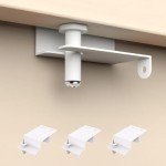 BILLROAD Child Safety Door Top Lock - Top Door Lock for Kids Safety Sturdy Metal Toddler Door Lock Adjustable Child Proof Door Top Lock for 0.8-2 inch Thick Interior Doors