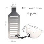 2 Pieces Portable Door Locks, Door Clamps, Travel Door Locks, Portable Locks, Door Clamp Security Plugs, Hotel Security Locks, Door Security Devices, Door Lock Accessories