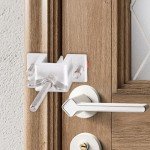 Portable Door Lock Dual Adjustable Design,Home Door Safety Lock from Inside,Thickened Durable Portable Lock for Door,Easy Carry Door Safety Lock for Home,Apartment,Hotel,Dormitory