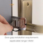 2 Pieces Portable Door Locks, Door Clamps, Travel Door Locks, Portable Locks, Door Clamp Security Plugs, Hotel Security Locks, Door Security Devices, Door Lock Accessories