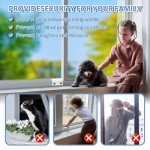 Sliding Window Locks,Window Locks for Horizontal Sliding Windows,Window Security Lock with Key,Adjustable Aluminum Easv to Install Window Stopper,Window Locks for Up and Down Windows (10 Sets Silver)