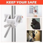 Portable Door Lock Dual Adjustable Design,Home Door Safety Lock from Inside,Thickened Durable Portable Lock for Door,Easy Carry Door Safety Lock for Home,Apartment,Hotel,Dormitory