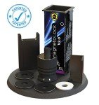 Magnetolock V2.0 (Black) Safety Lock for Windows and Sliding Doors. Lock with Closed and Open Window. Child Safety, Baby and Pets Safe.
