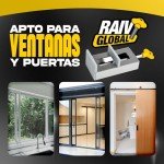 Pack of 3 Aluminium Locks for Sliding Windows – Sliding Door Lock – Lock to Ensure Security Window – Adjustable Security Windows Stops with Keys Included (Steel)