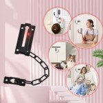 2 Pack Door Chain Lock,Door Locks for Kids Safety Sturdy Premium Thickened Chain Door Locks Security Door Chain Stainless Steel Chain Locks for Inside Door Child Proof Apartment Front Chain Door Guard