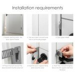 2 Pieces Portable Door Locks, Door Clamps, Travel Door Locks, Portable Locks, Door Clamp Security Plugs, Hotel Security Locks, Door Security Devices, Door Lock Accessories