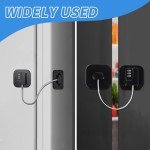 2 Pcs Home Password Fridge Lock, Adults Safety Fridge Locks Children Safety Refrigerator Door Lock, Code Lock Without Drilling with Keyfor Door Drawer Fridge Freezer Windows with Strong Adhesive