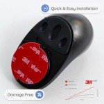BABYGO® Baby Door Safety Stoppers | Anti-Slam Door Guards for Kids | Childproof Door Finger Protectors | Child Safety Locks for Home | 2-Piece Set Black