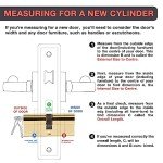 DIDA® 70mm Euro Cylinder Lock with 3 Keys