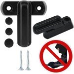 Akyandoo Window Lock Window Lock Window Lock Burglary Protection Child Safety 6 x Window Lock Black