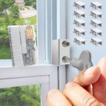 Sliding Window Locks 10 Sets, Windows Locks for Vertical and Horizontal Sliding Windows Doors with Keys,