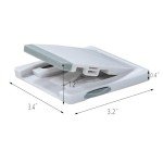 2 Pack DSY Child Safety Sliding Glass Door Lock High-Rise Anti-Fall Window Safety Lock Limiter Sliding Door Window Lock White