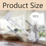 1PCS Baby Window Safety Lock, No Drilling Required for Window Protection Lock, Child Window Limit Safety Lock, Adjustable Window Limit Lock Device(White）