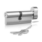 High-Security Euro Lock Cylinder with Keys