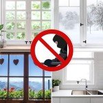Akyandoo Window Lock Window Lock Window Lock Burglary Protection Child Lock 4 x Window Lock Black