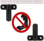 Akyandoo Window Lock Window Lock Window Lock Burglary Protection Child Lock 4 x Window Lock Black