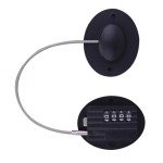 GmwyCzV Refrigerator Lock with Passwords, No Drilling Needed Safety Locks, Refrigerator Padlocks with Sticker, Child Drawer Locker, Cabinet Refrigerator (Black)