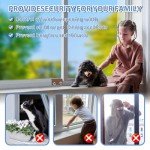 Sliding Window Locks,Window Locks for Horizontal Sliding Windows,Window Security Lock with Key,Adjustable Aluminum Easv to Install Window Stopper,Window Locks for Up and Down Windows (8 Sets Silver)