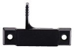 Brixwell 50-603B Single Hung Black Sash Lock w/Screws, 1 Set Per Polybag