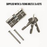 1-Star Euro Cylinder Lock with 3 Keys