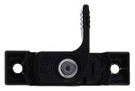 Brixwell 50-603B Single Hung Black Sash Lock w/Screws, 1 Set Per Polybag