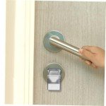 JEWEDECO Safety Lock Cover Door Handles Door Lock Child Proof Door Knob Covers Door Handle Lock for Child Safety Lock Cover for Safety Door Knob Child Proof Plastic Transparent