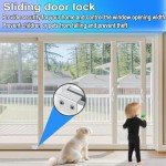 Sliding Window Locks (4 Pack), Window Locks for Up and Down Windows and Horizontal Windows,