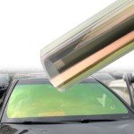 AuMoHall Green Red Chameleon Car Front Window Tint 58% VLT Car Window Tint Film Color Change Windshield Tint Film Car Sun Shade Tint Solar Protection Film, 29.52" x 118.11"