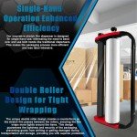 Ergonomic Stretch Film Dispenser - Reduces Operator Fatigue, Shrink wrap Handle for Warehousing, Logistics, Pallets, Commercial, and Home Use (20-in Dispenser for 20-in Stretch Film)