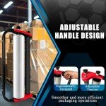 Ergonomic Stretch Film Dispenser - Reduces Operator Fatigue, Shrink wrap Handle for Warehousing, Logistics, Pallets, Commercial, and Home Use (20-in Dispenser for 20-in Stretch Film)