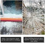 Clear Window film 2 Pack 60 X 300CM, Shackcom Safety Glass Film Self Adhesive Anti-shatter for Home, Office and Car