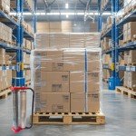 Ergonomic Stretch Film Dispenser - Reduces Operator Fatigue, Shrink wrap Handle for Warehousing, Logistics, Pallets, Commercial, and Home Use (20-in Dispenser for 20-in Stretch Film)