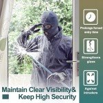 4 Mil Clear Security and Safety Window Film Shatterproof Anti Shatter Clear Film for Glass Windows Home and Office