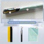 Niviy One Way Privacy Film, Window Tint for Home, Mirror Film Daytime Privacy Sun Blocking Anti UV Reflective Window Tint for Home and Office with 3 Tools, Silver, 23.6 Inch X 118 Inch