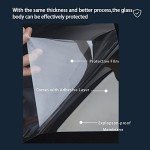 2MIL Transparent Safety Window Film UV Blocking Heat Insulation Window Tint Security Protection Sticker Self Adhesive Glass Film,Light Blue,17.5Inch x 6.5Feet