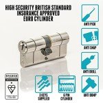 1-Star Euro Cylinder Lock with 3 Keys