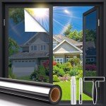 Coavas One Way Window Privacy Film with 3 Free Tools: Reflective Mirror Home Window Tint See Out Not in Privacy Window Self-Adhesive Daytime Anti UV Sun Blocking Window Security Clings(23.6*78.7inch)