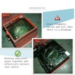 0.05mm Clear Safety Window Film Security Anti Shatter Window Glass Protection Self Adhesive Glass Film,17.5Inch x 16.5Feet