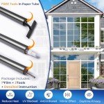 Coavas One Way Window Privacy Film with 3 Free Tools: Reflective Mirror Home Window Tint See Out Not in Privacy Window Self-Adhesive Daytime Anti UV Sun Blocking Window Security Clings(23.6*78.7inch)