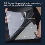 0.05mm Clear Safety Window Film Security Anti Shatter Window Glass Protection Self Adhesive Glass Film,17.5Inch x 16.5Feet