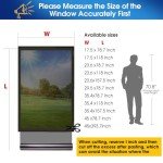 Coavas One Way Window Privacy Film with 3 Free Tools: Reflective Mirror Home Window Tint See Out Not in Privacy Window Self-Adhesive Daytime Anti UV Sun Blocking Window Security Clings(23.6*78.7inch)