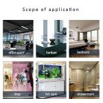 0.05mm Clear Safety Window Film Security Anti Shatter Window Glass Protection Self Adhesive Glass Film,17.5Inch x 16.5Feet