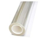 4mil Clear Security and Safety Window Film Shatterproof Glass Protective Vinyl Adhesive UV Blocking Explosion-Proof Tranparent Film, 24Inch x 10Feet